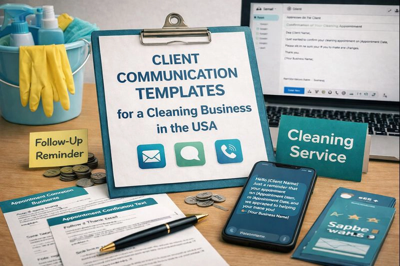Client Communication Templates for a Cleaning Business in the USA