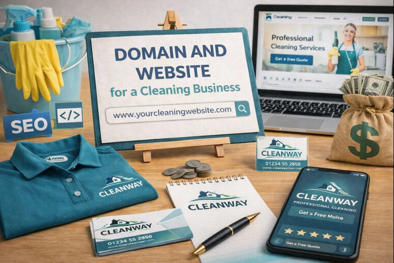 Domain and Website for a Cleaning Business in the USA