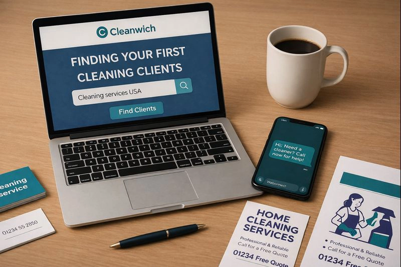 Finding Your First Cleaning Clients in the USA