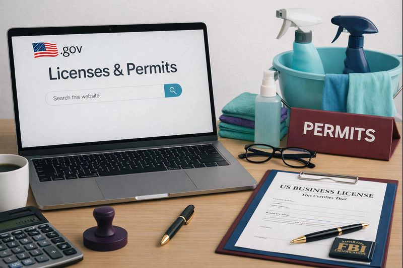 Licenses and Permits for a Cleaning Business in the USA