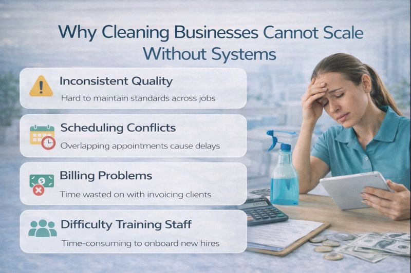 Why Cleaning Businesses Cannot Scale Without Systems in the USA